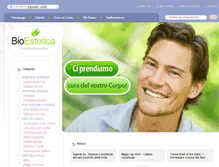 Tablet Screenshot of bioestetica-it.com